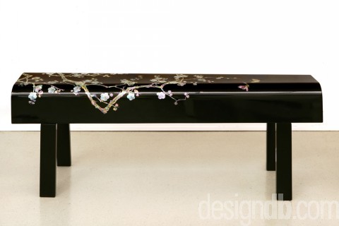 mother-of-pearl bench