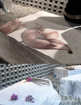 fossil bench