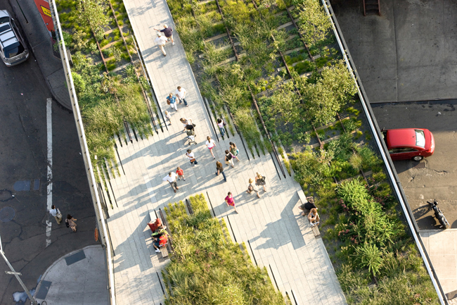 뉴욕의 옥상 생태 공원 High Line
