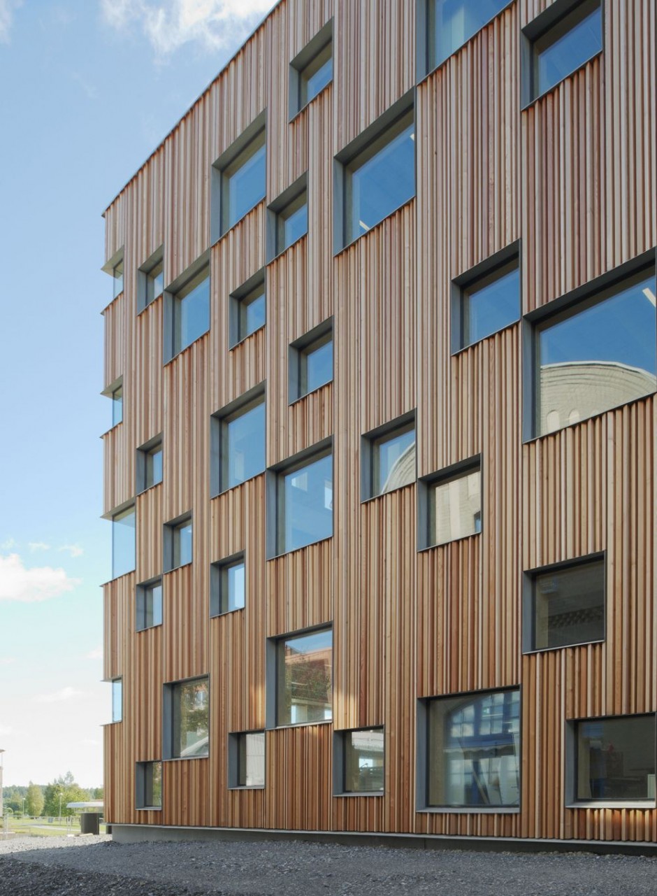 헨닝 라슨이 디자인한 스웨덴 우메오 건축학교