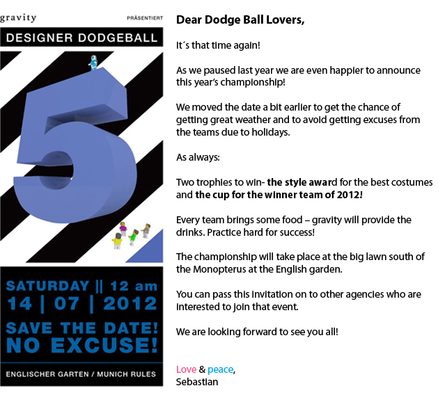 Designer’s Dodge Ball Tournament 