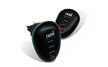 NEXI 4포트 USB AC 충전기 출시