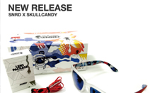 이어폰브랜드 스컬캔디, SNRD 선글라스와 콜라보레이션 출시