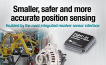 TI, 업계에서 가장 통합적인 리졸버 센서 인터페이스 IC 출시