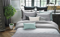 이브자리, 하반기 모던 디자인 기능성 침구 라인 강화