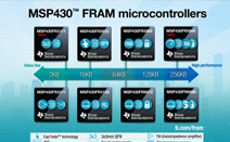 TI, 새로운 단일 메모리 16비트 MCU 제품군 추가