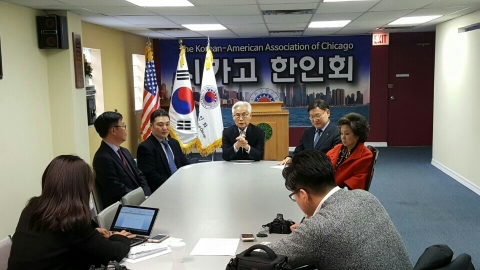 동명문화학원 서의택 이사장, 미국 현지서 동명대 기자회견 가져