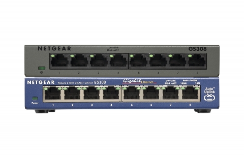 넷기어, SOHO용 비관리형 기가비트 스위치 2종 출시