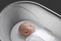 [미래기술] 아기를 흔들어 잠재우는 이브 베하의 스누 아기침대