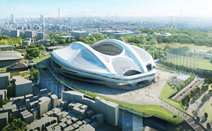 아라타 이소자키, 도쿄 주 경기장 설계수정안 비판