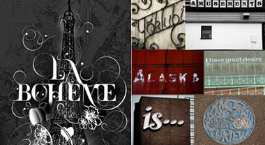 포사이트 나비 - Street culture, calligraphic fonts