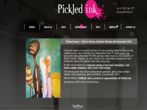 [해외]Pickled 상 소설책 속 그림 디자인